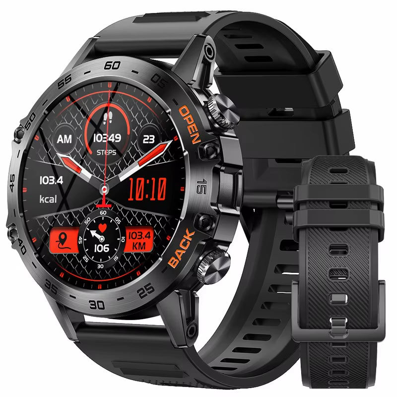 LIGE New1.39 "Bluetooth Chiamata Astuto Della Vigilanza Degli Uomini Di Sport All'Aria Aperta Fitness Monitoraggio Della Frequenza Cardiaca Salute Smartwatch per Il Telefono Android IOS