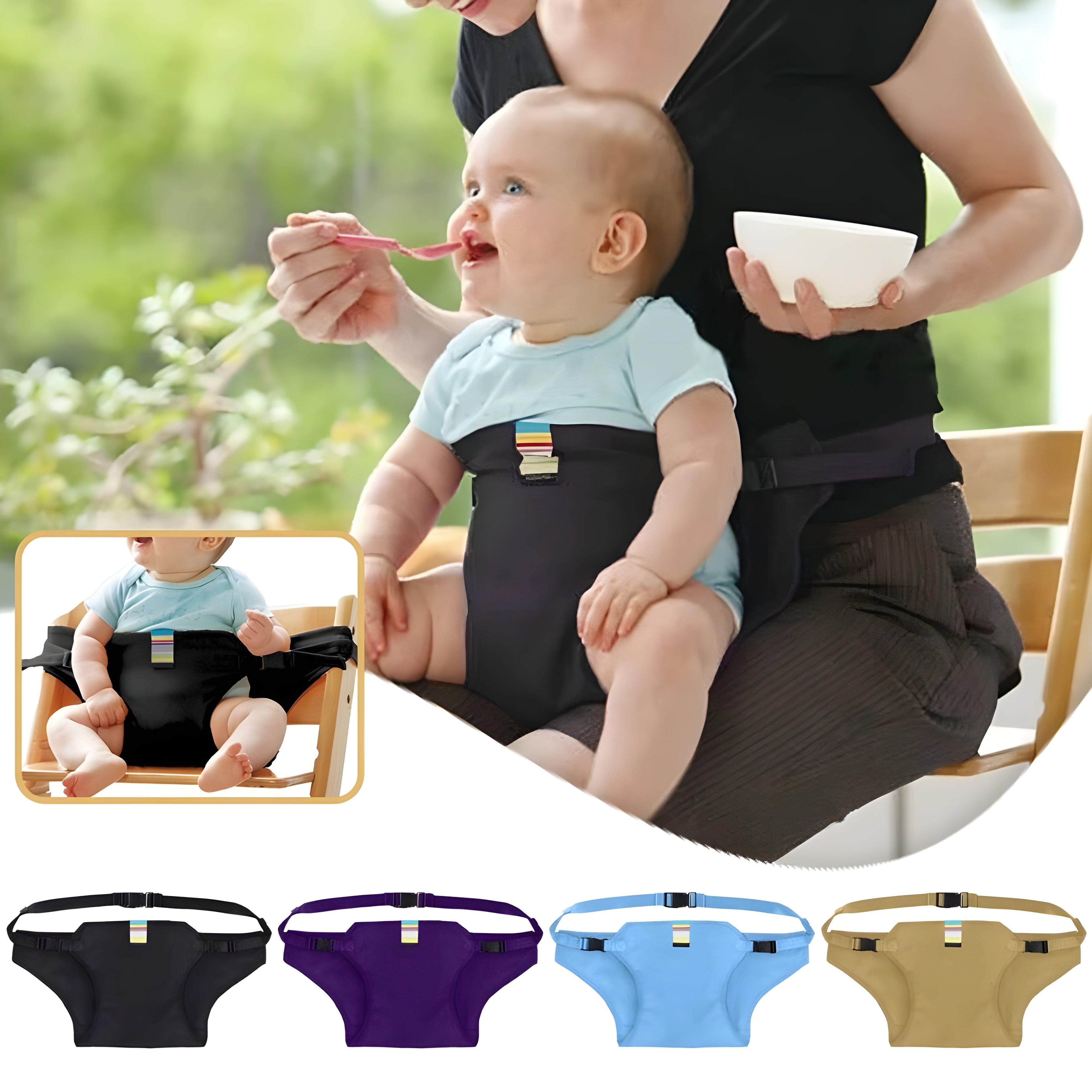 Tinytuck™ - Portable Baby Feeding Seat for Safe, Comfortable Meals