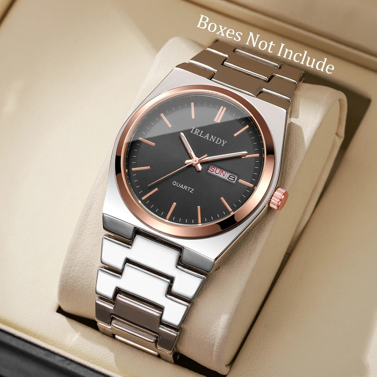Orologi Da Uomo D'Affari Di Lusso Orologi Da Polso Al Quarzo Con Calendario per Uomo Orologio Reloj Hombre (Senza Scatola)