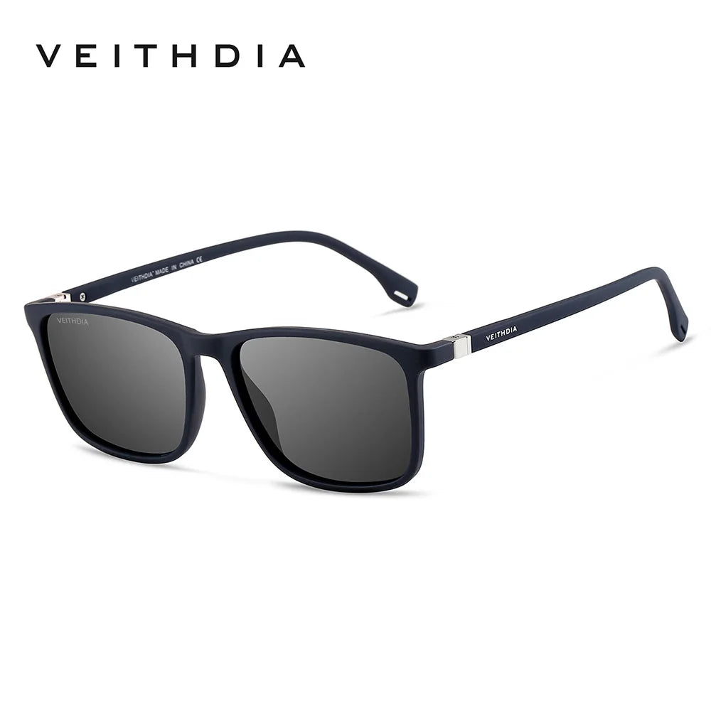 VEITHDIA Brand New Occhiali Da Sole Unisex Retro TR90 Occhiali Da Sole Polarizzati UV400 Lenti Vintage Occhiali Da Sole per Uomo/Donna 7521