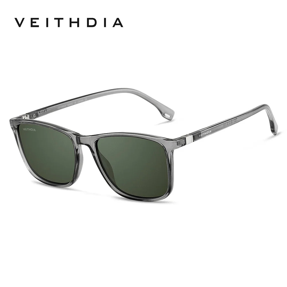 VEITHDIA Brand New Occhiali Da Sole Unisex Retro TR90 Occhiali Da Sole Polarizzati UV400 Lenti Vintage Occhiali Da Sole per Uomo/Donna 7521