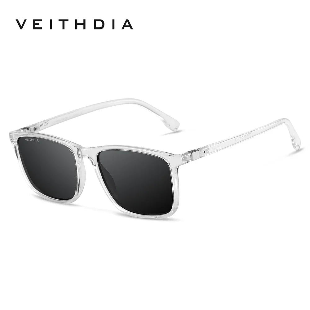 VEITHDIA Brand New Occhiali Da Sole Unisex Retro TR90 Occhiali Da Sole Polarizzati UV400 Lenti Vintage Occhiali Da Sole per Uomo/Donna 7521