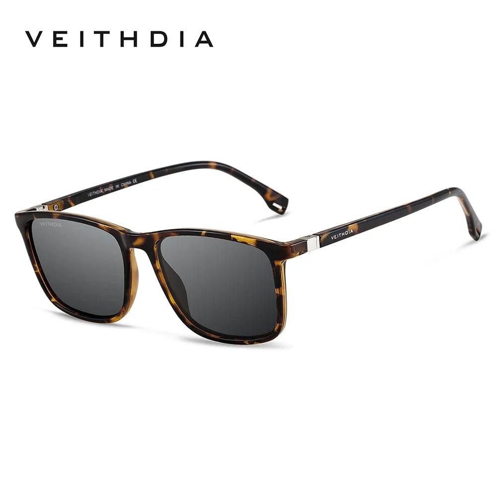 VEITHDIA Brand New Occhiali Da Sole Unisex Retro TR90 Occhiali Da Sole Polarizzati UV400 Lenti Vintage Occhiali Da Sole per Uomo/Donna 7521