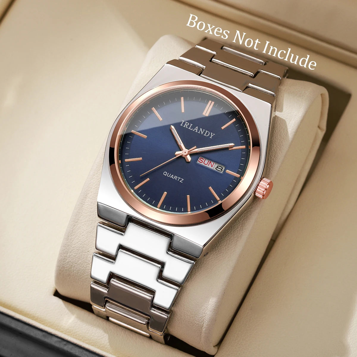Orologi Da Uomo D'Affari Di Lusso Orologi Da Polso Al Quarzo Con Calendario per Uomo Orologio Reloj Hombre (Senza Scatola)