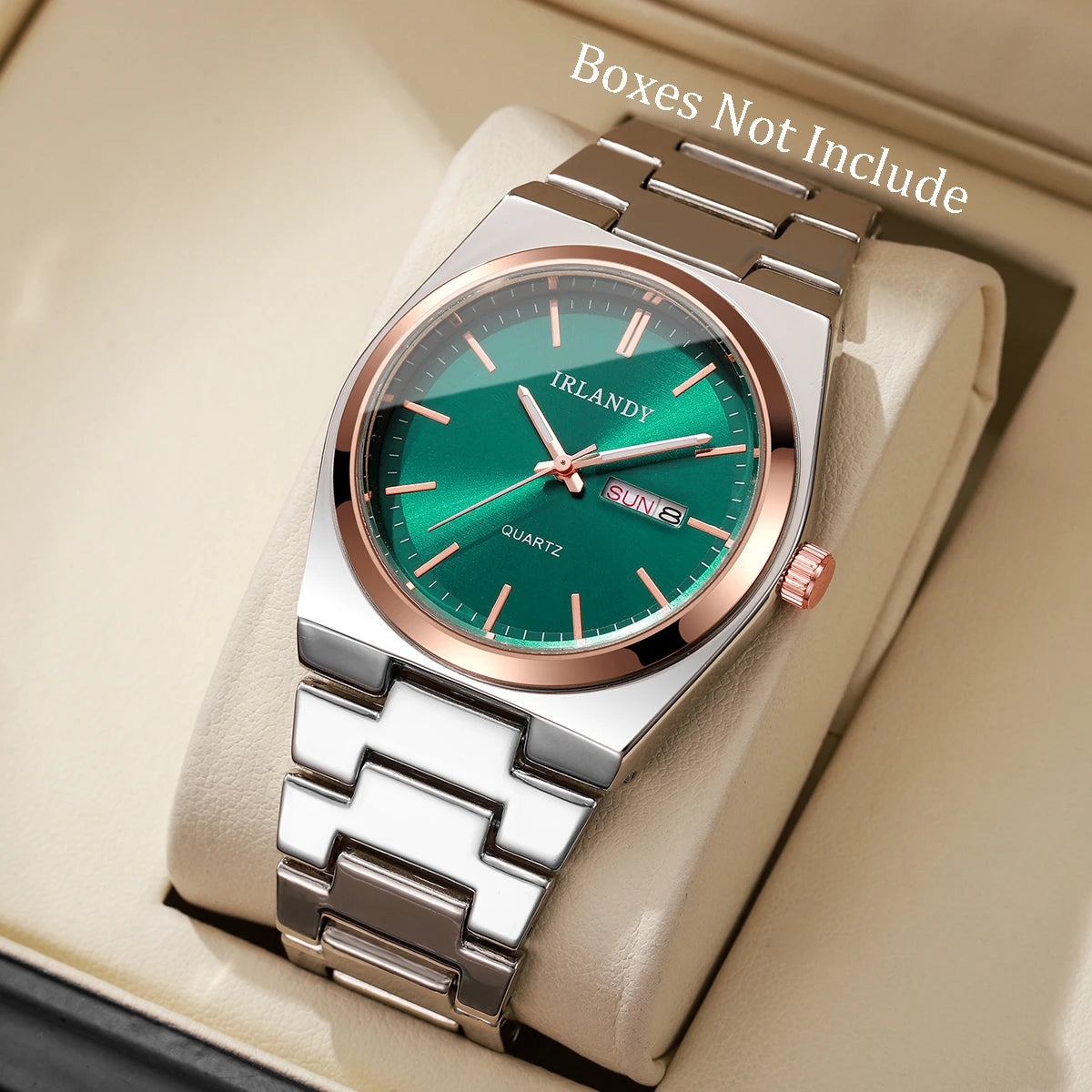 Orologi Da Uomo D'Affari Di Lusso Orologi Da Polso Al Quarzo Con Calendario per Uomo Orologio Reloj Hombre (Senza Scatola)