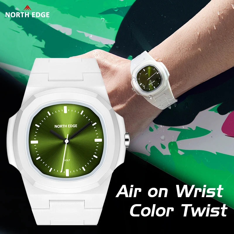 NORTH EDGE 2025 VOLT Orologio Digitale Semplice Alla Moda Da Uomo Sport Nuoto Impermeabile 50M Orologio Da Coppia Quadrato Leggero per Uomo Donna