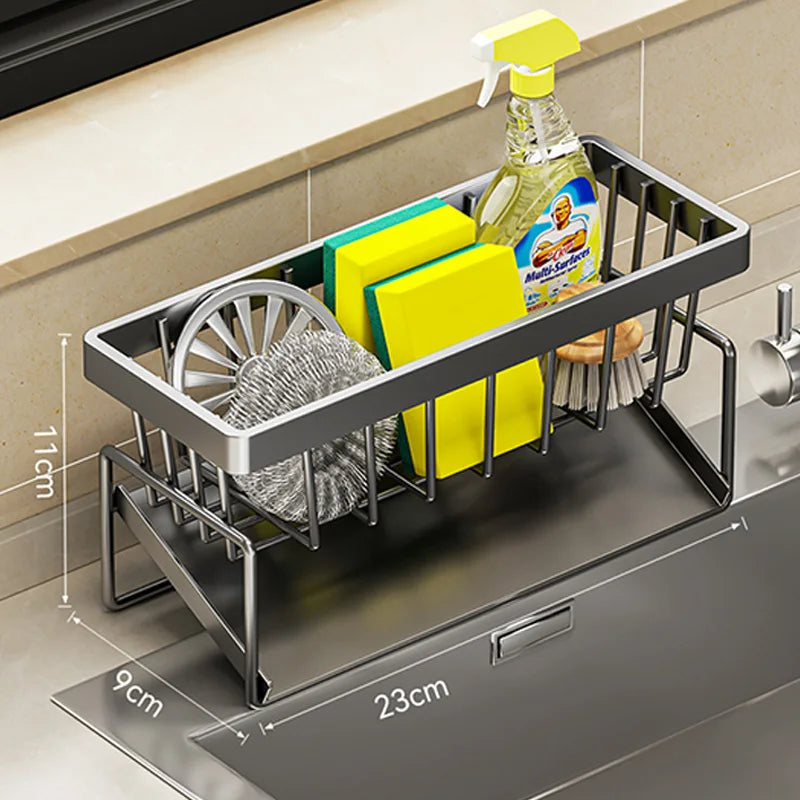 Organizer Lavello Inox — Porta Spugne e Detersivi