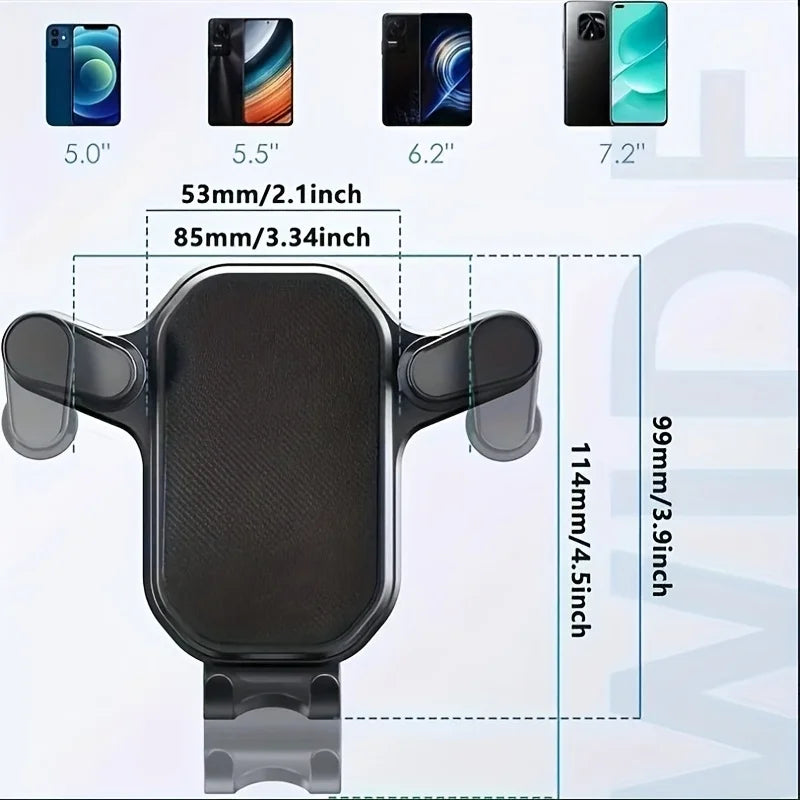 Supporto Telefono Auto Bocchetta Aria — Universale 360°