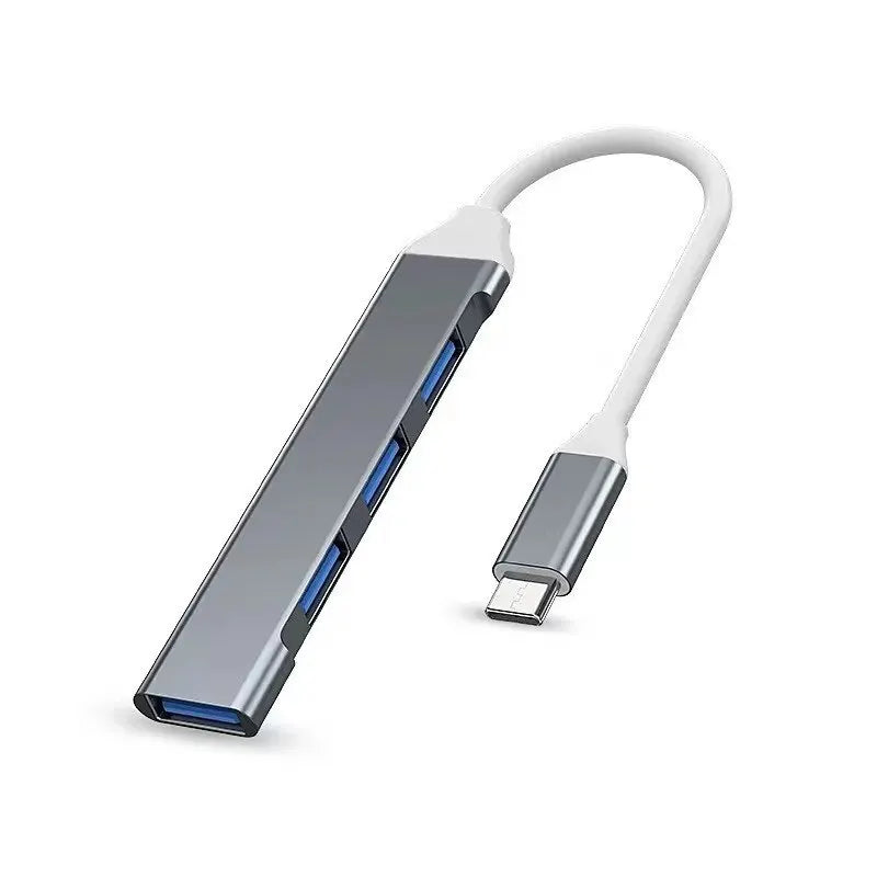 Hub USB-C 4 Porte OTG — Per MacBook, Xiaomi e Laptop