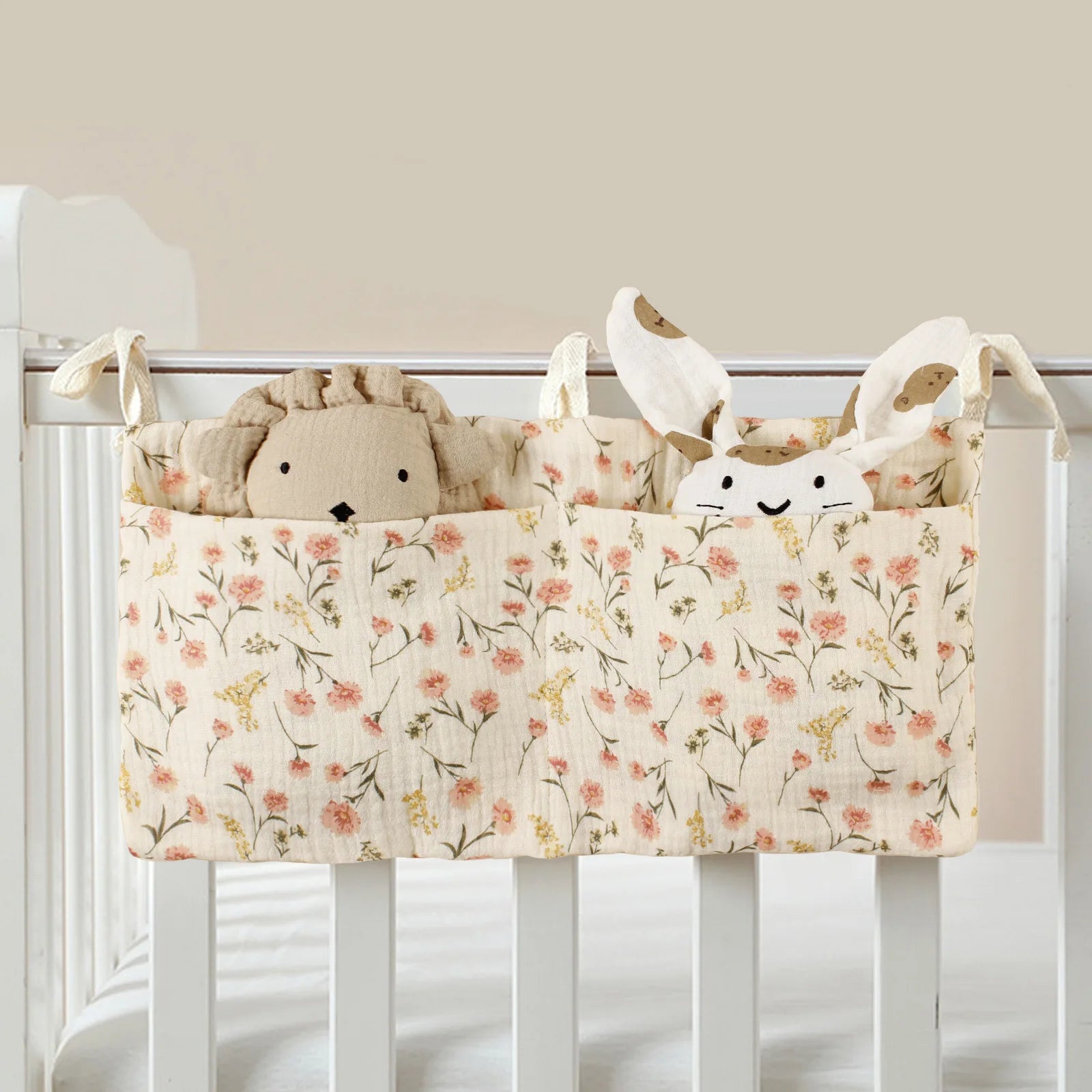 Organizzatore per oggetti per bambini Borsa per culla per bambini Borsa da letto multifunzionale per neonato per biancheria da letto per bambini Borsa per pannolini Organizzatore per passeggino