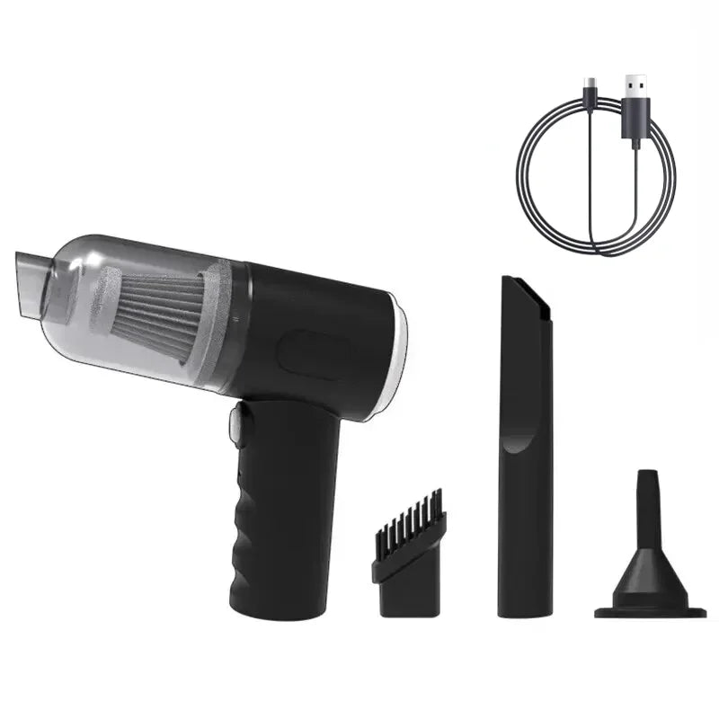 Mini Aspirapolvere 9000Pa USB — Umido e Secco Auto e Casa