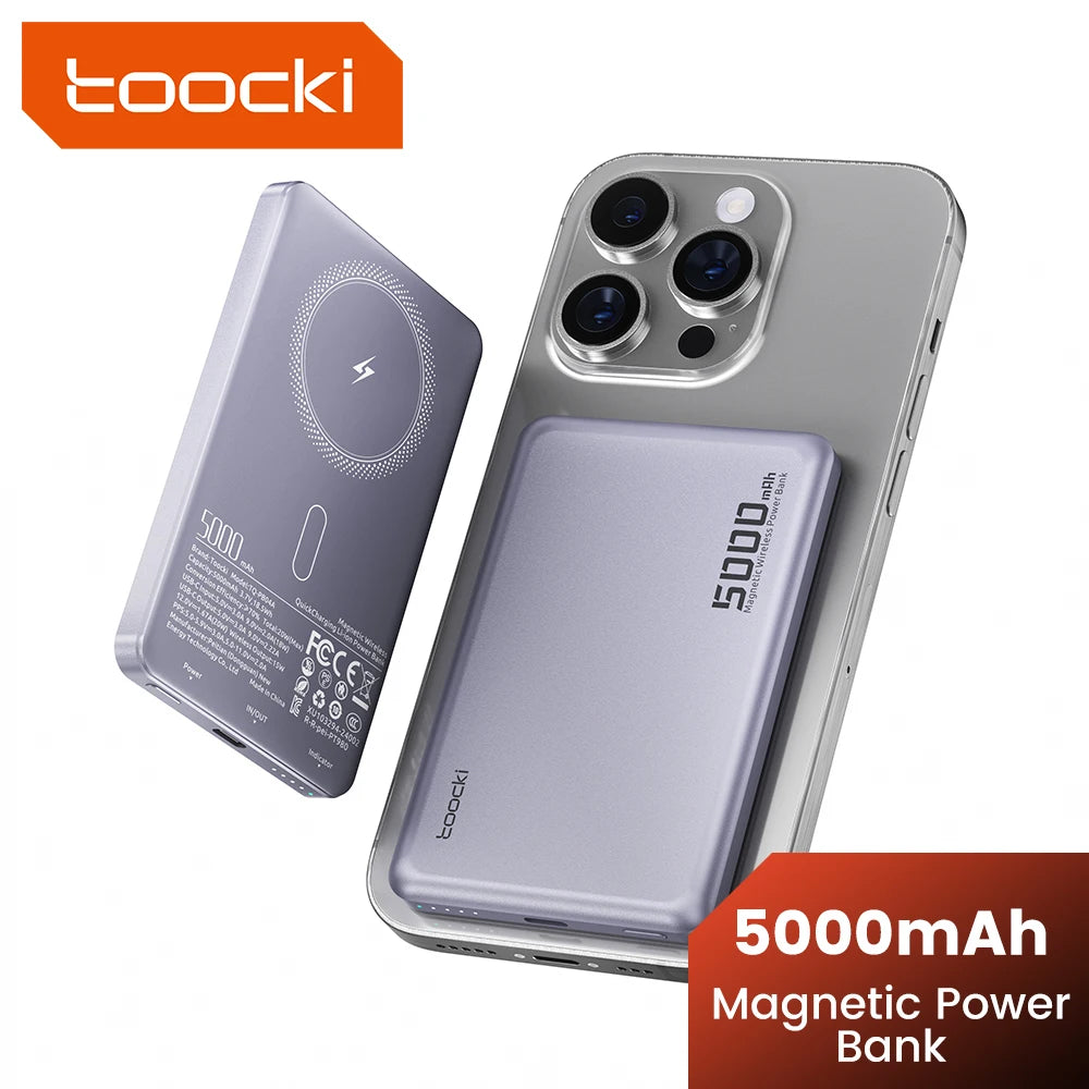 Power Bank Magnetico 5000mAh 15W — MagSafe per iPhone