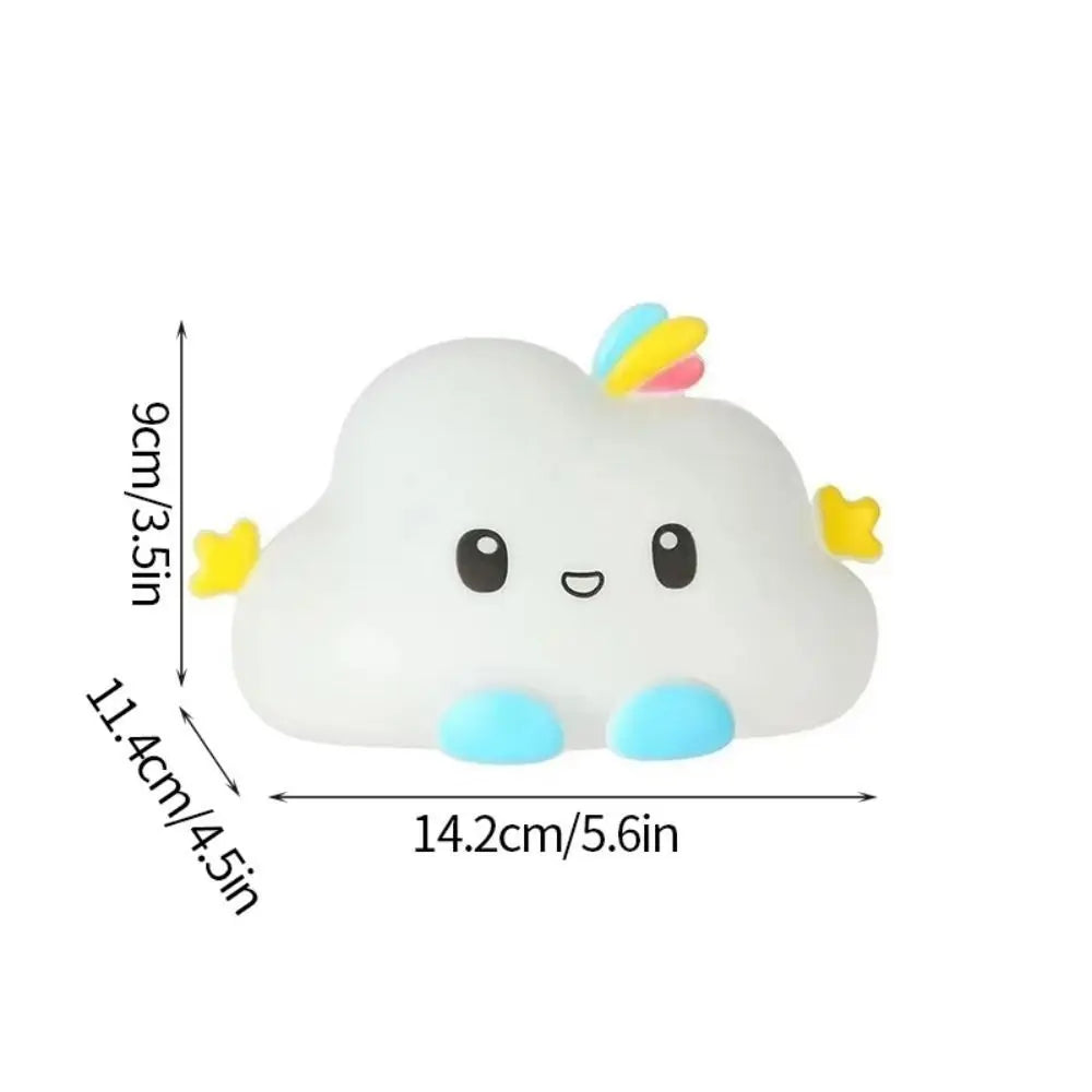 Cute Cloud Night Light decorazione della casa Cartoon Creative Table Lamp Mini lampada da comodino portatile bambini Baby