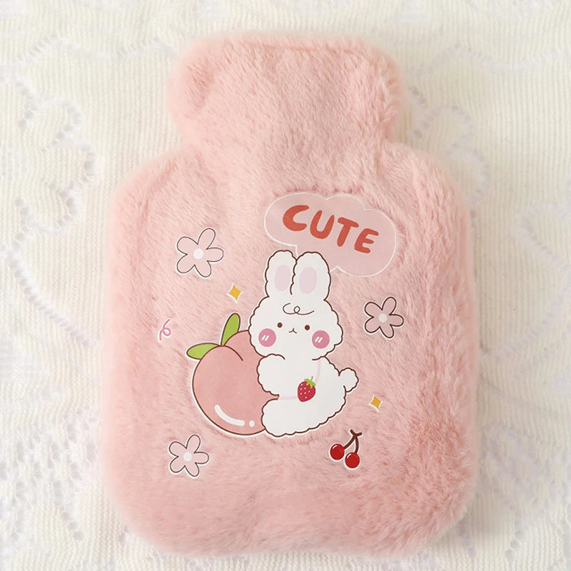 Borsa Acqua Calda Peluche — Coniglio e Orso Scaldamani