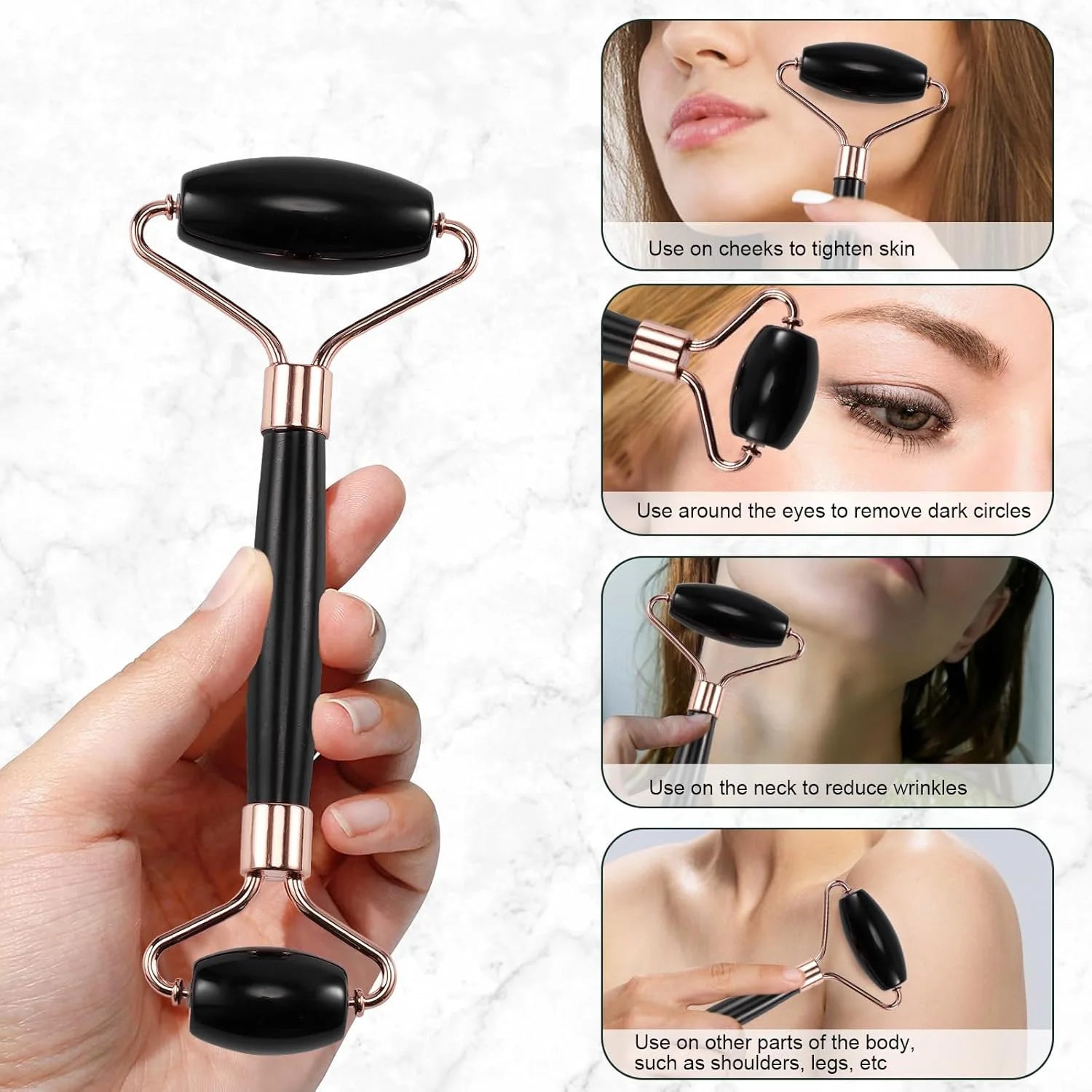 Set Rulli Ghiaccio e Gua Sha — Lifting Viso
