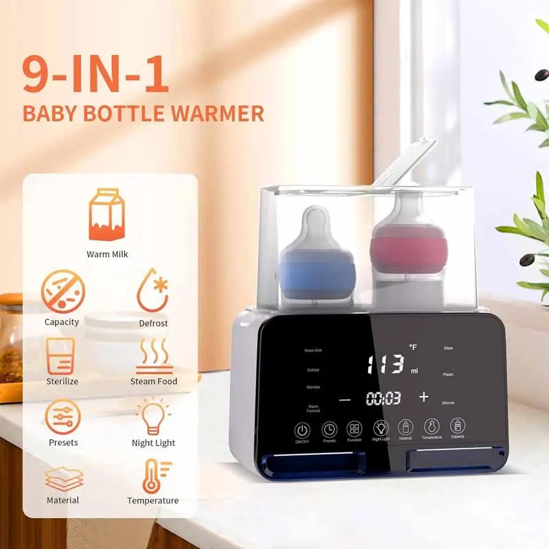 Sterilizzatore e Scalda Biberon — Timer e Temperatura