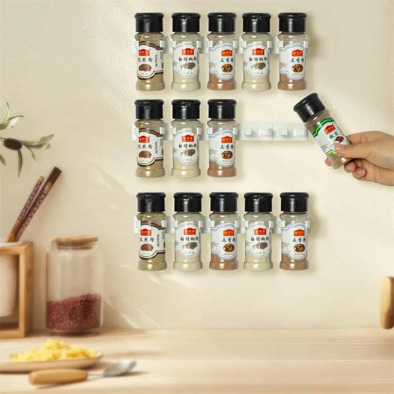 Set 2 Scaffalette Cucina con Clip — Organizer Spezie