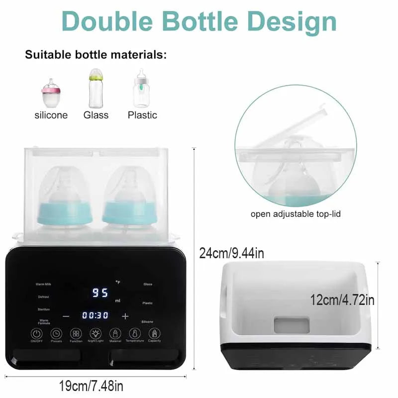 Sterilizzatore e Scalda Biberon — Timer e Temperatura