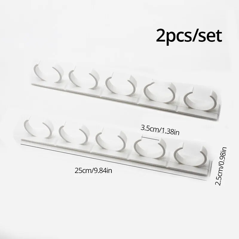 Set 2 Scaffalette Cucina con Clip — Organizer Spezie