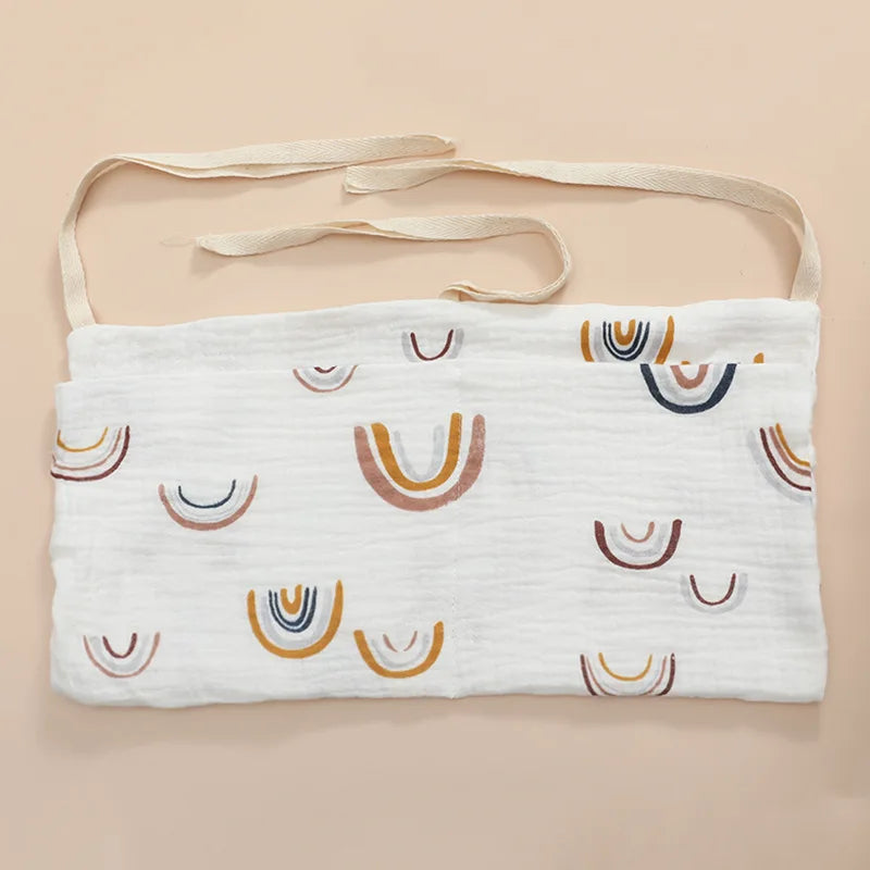 Organizzatore per oggetti per bambini Borsa per culla per bambini Borsa da letto multifunzionale per neonato per biancheria da letto per bambini Borsa per pannolini Organizzatore per passeggino