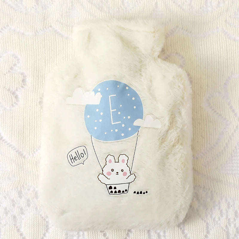Borsa Acqua Calda Peluche — Coniglio e Orso Scaldamani