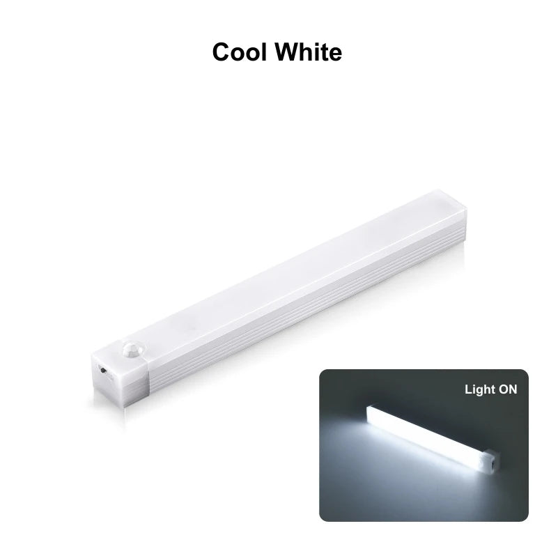 Barra LED Magnetica Ricaricabile — Luce a Induzione per Armadio