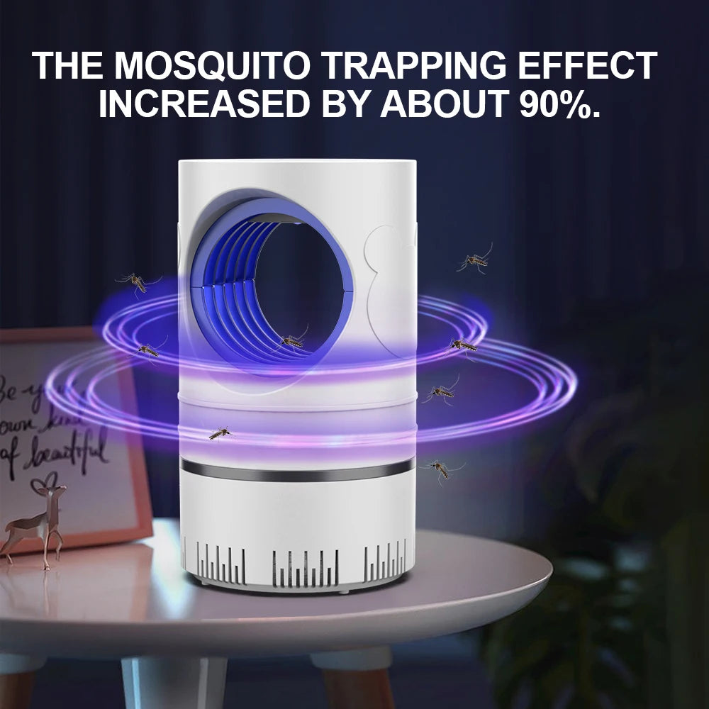 Lampada Antizanzare Elettrica USB — Trappola Silenziosa per Insetti