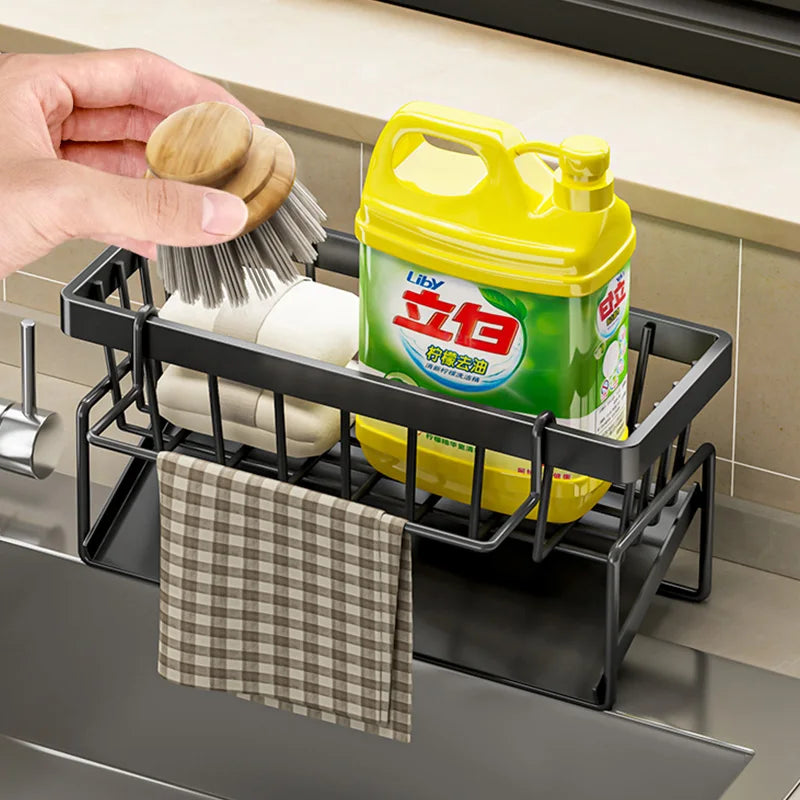 Organizer Lavello Inox — Porta Spugne e Detersivi
