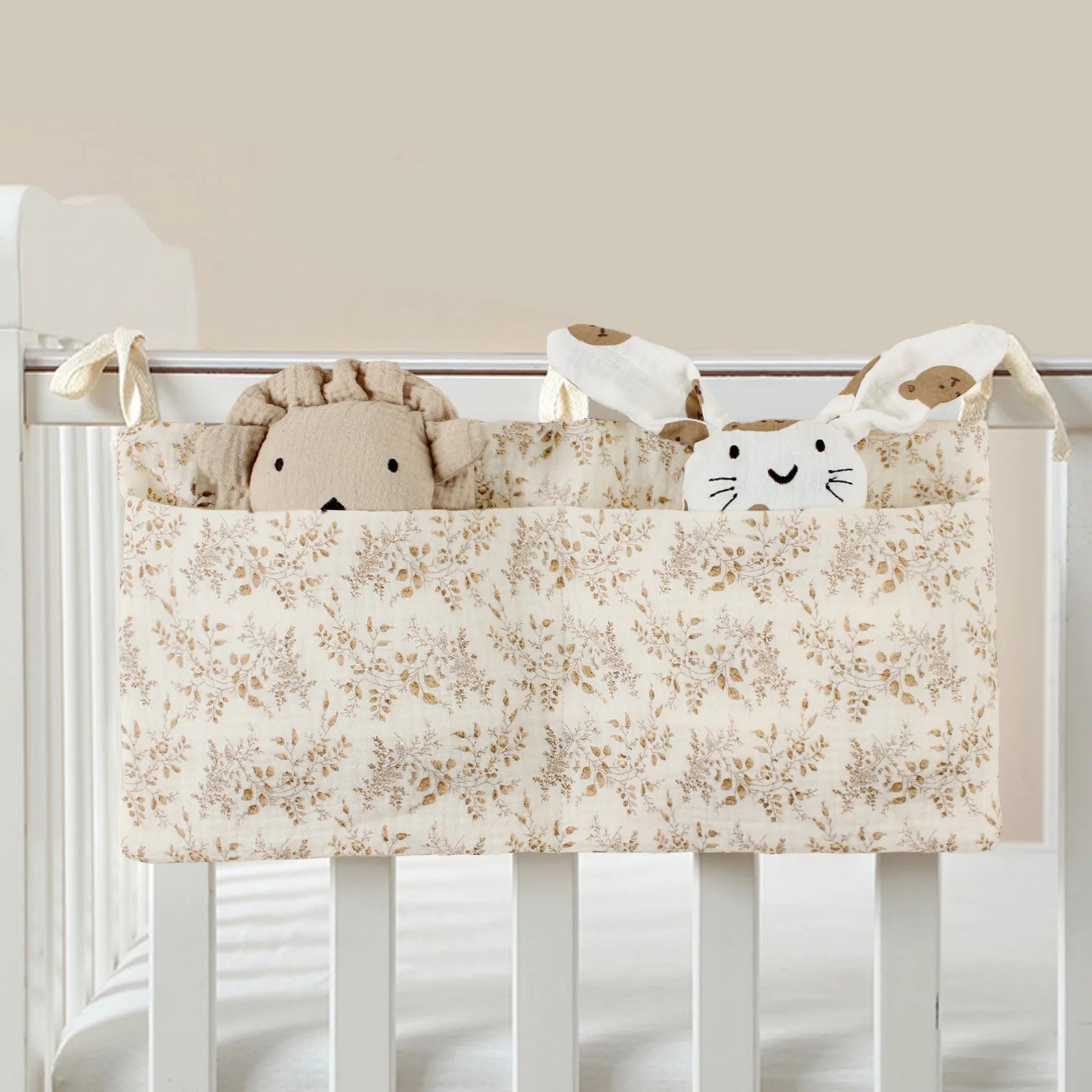 Organizzatore per oggetti per bambini Borsa per culla per bambini Borsa da letto multifunzionale per neonato per biancheria da letto per bambini Borsa per pannolini Organizzatore per passeggino