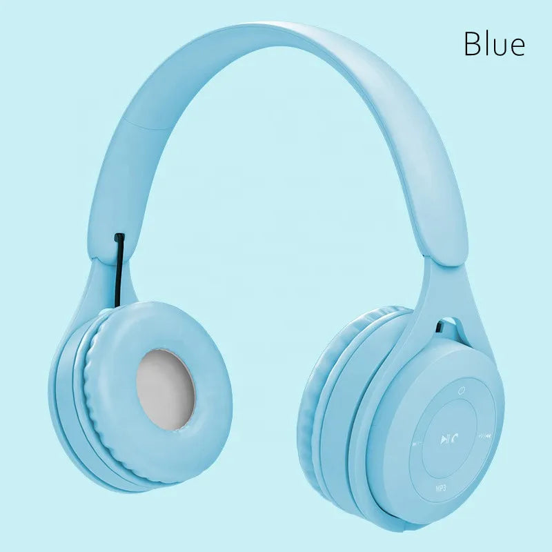 Y08 Cuffia Bluetooth Senza Fili Cuffie Macaron Cuffie Da Gioco Con Fascia Stereo Con Microfono Gamer Girl Gift per Tablet Mobile