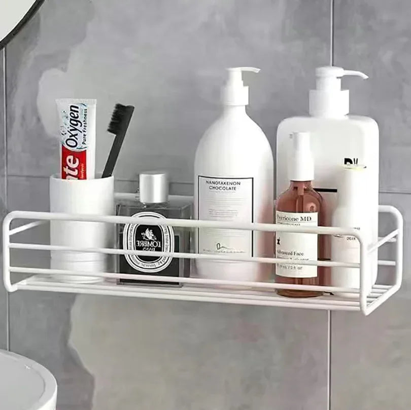 Mensola Bagno Galleggiante in Metallo — Doccia e Cucina