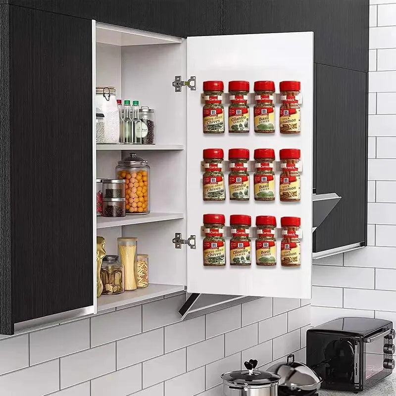 Set 2 Scaffalette Cucina con Clip — Organizer Spezie