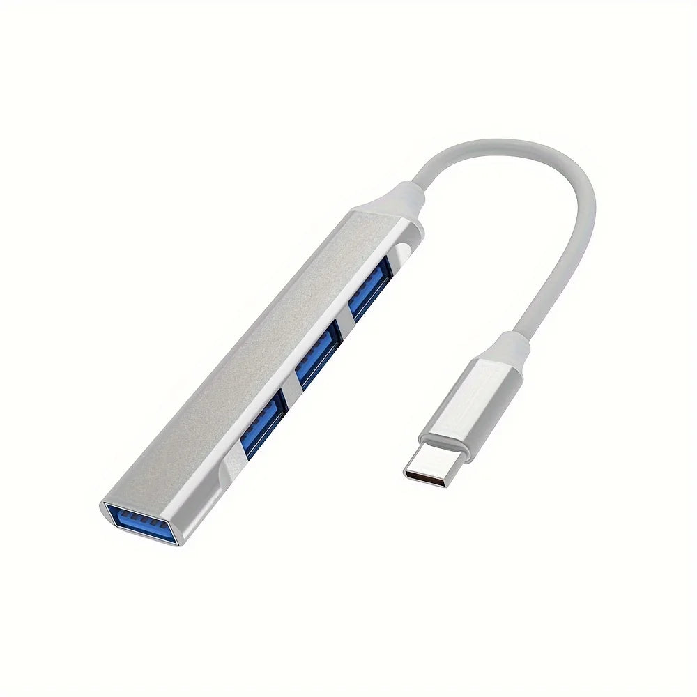 Hub USB-C 4 Porte OTG — Per MacBook, Xiaomi e Laptop