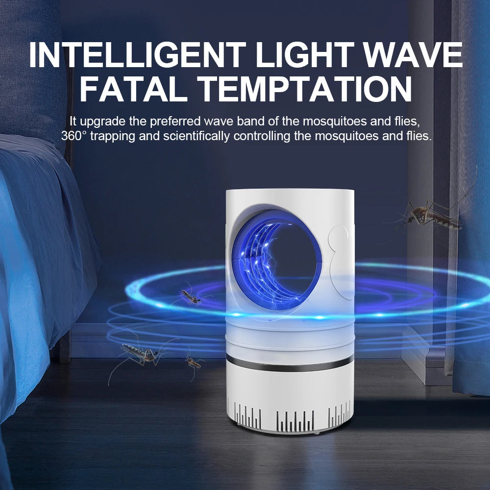 Lampada Antizanzare Elettrica USB — Trappola Silenziosa per Insetti