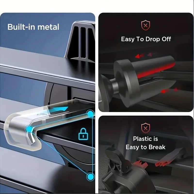 Supporto Telefono Auto Bocchetta Aria — Universale 360°