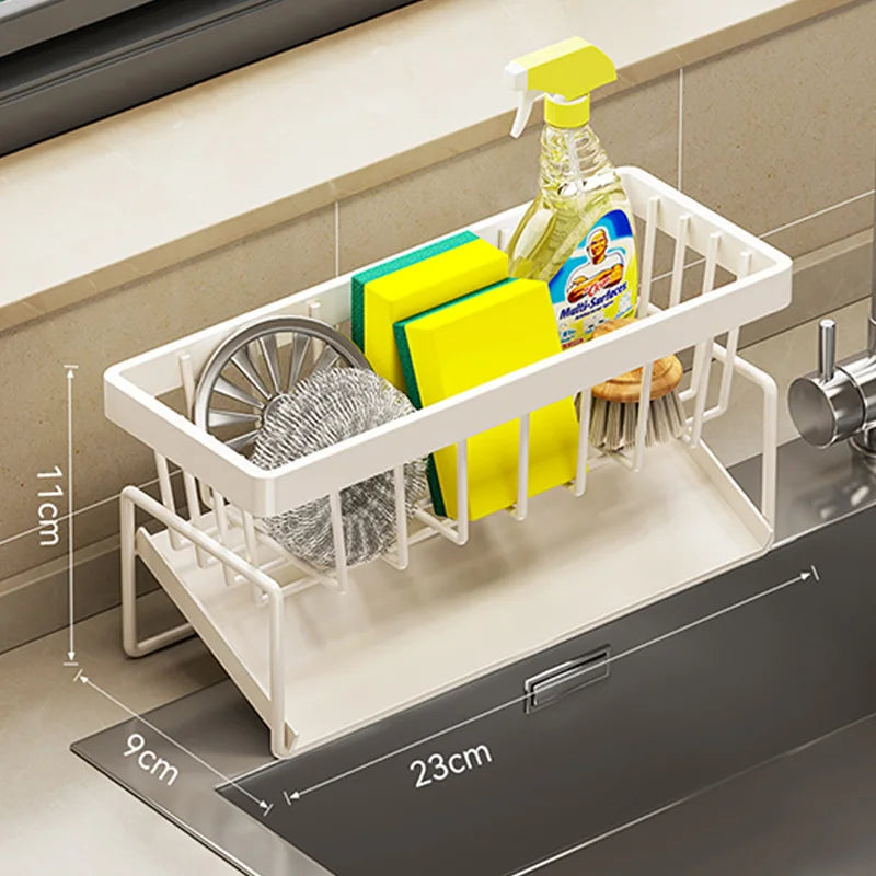 Organizer Lavello Inox — Porta Spugne e Detersivi