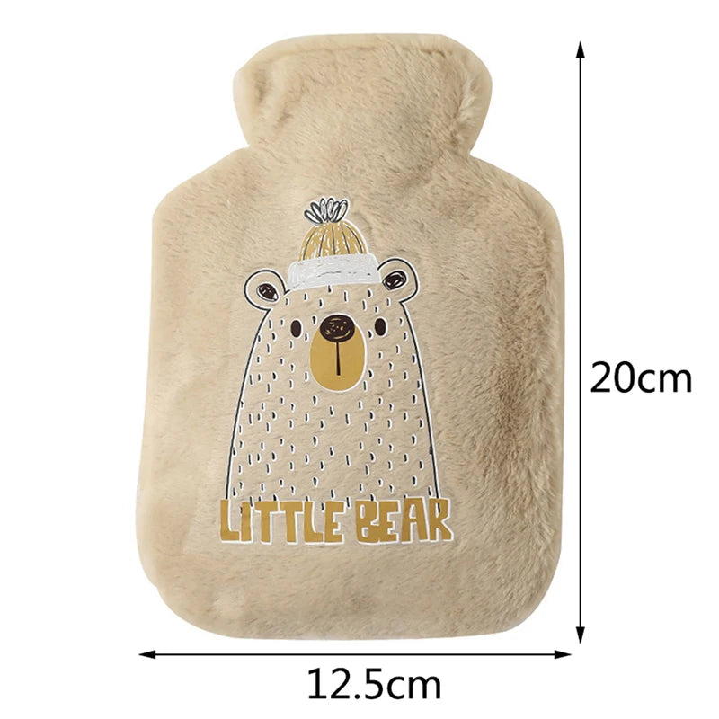 Borsa Acqua Calda Peluche — Coniglio e Orso Scaldamani