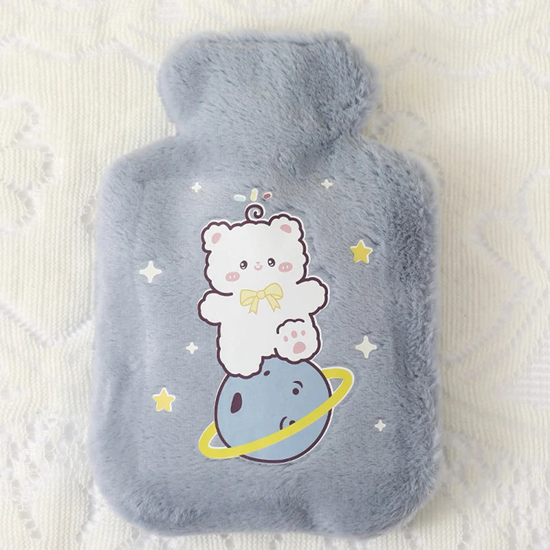 Borsa Acqua Calda Peluche — Coniglio e Orso Scaldamani