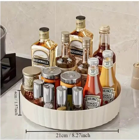 Portaspezie Rotante 360° — Organizer Cucina e Bagno