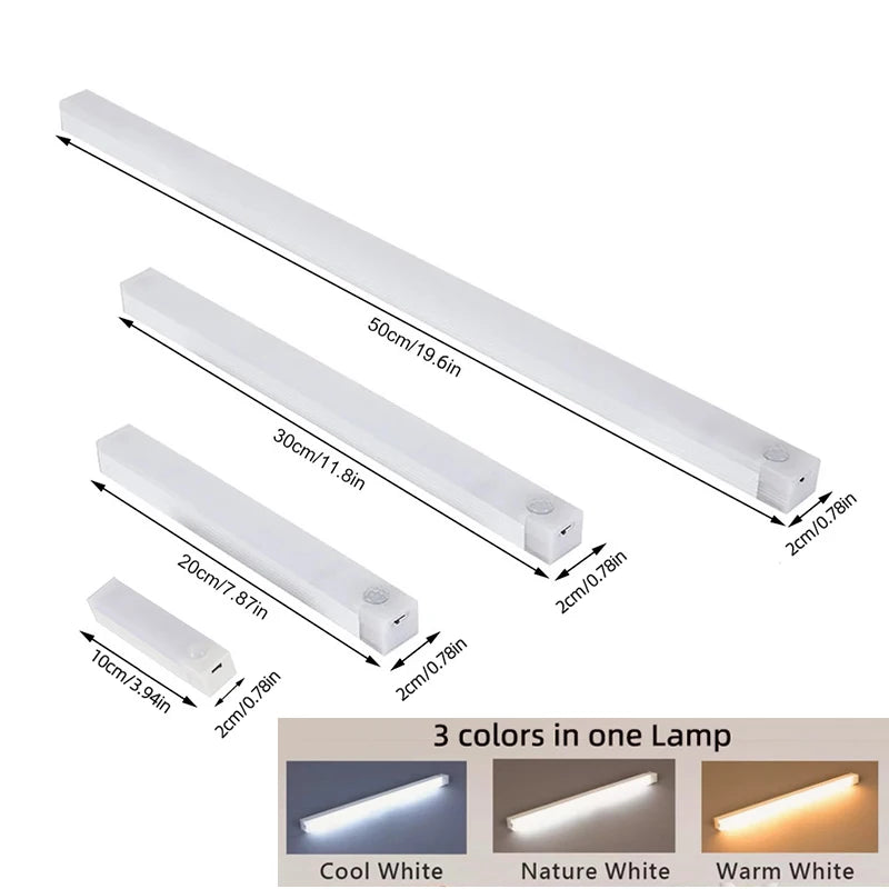 Luce LED Wireless USB-C — Illuminazione Automatica per Casa