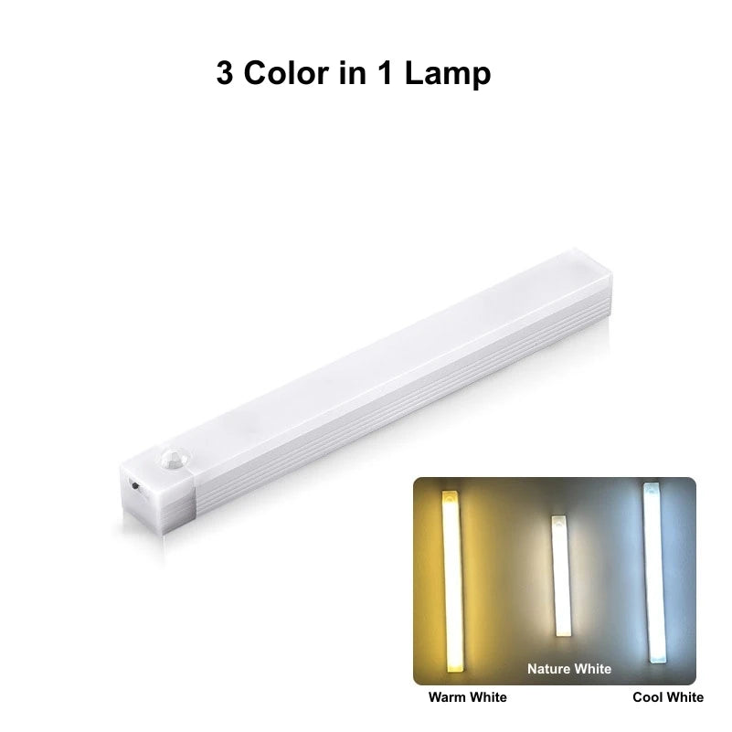 Barra LED Magnetica Ricaricabile — Luce a Induzione per Armadio