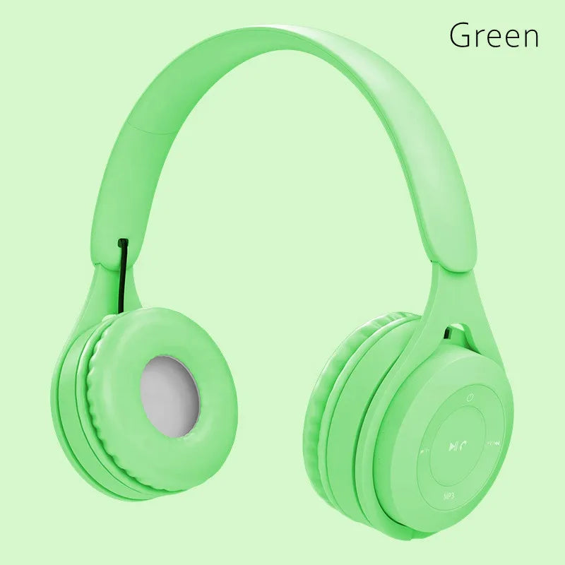 Y08 Cuffia Bluetooth Senza Fili Cuffie Macaron Cuffie Da Gioco Con Fascia Stereo Con Microfono Gamer Girl Gift per Tablet Mobile