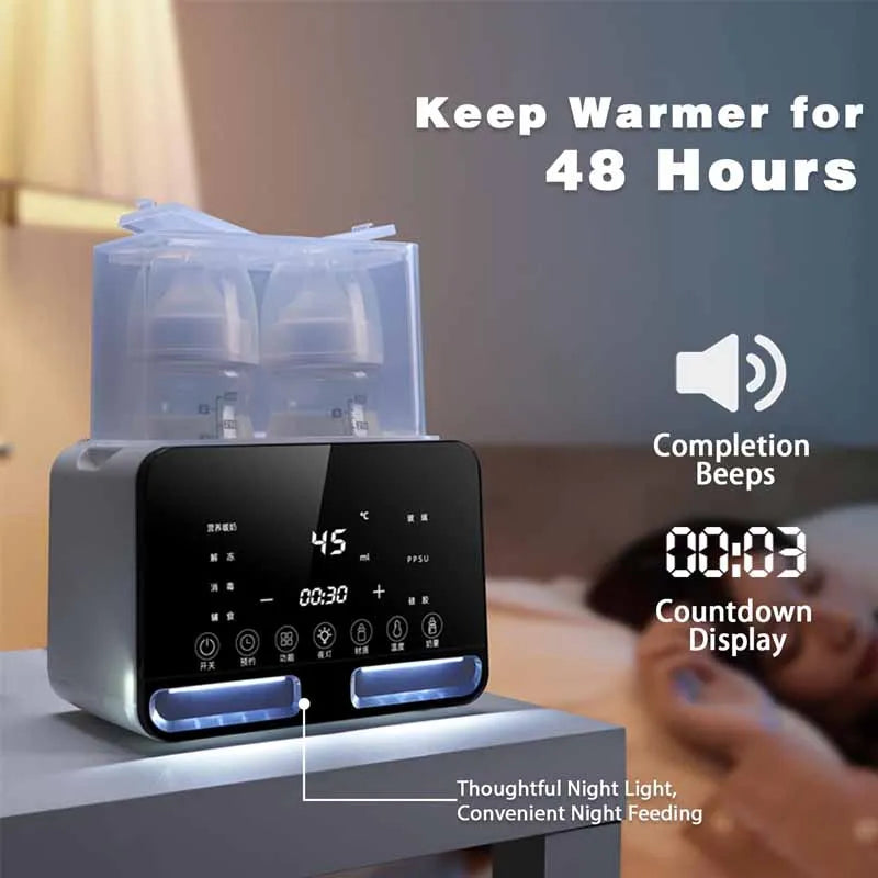 Sterilizzatore e Scalda Biberon — Timer e Temperatura