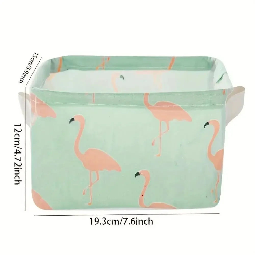 1pc tessuto di cotone e lino impermeabile articoli vari da tavolo cestino scatola di immagazzinaggio giocattolo cosmetico organizzatore biancheria intima calzini vestiti storagebag