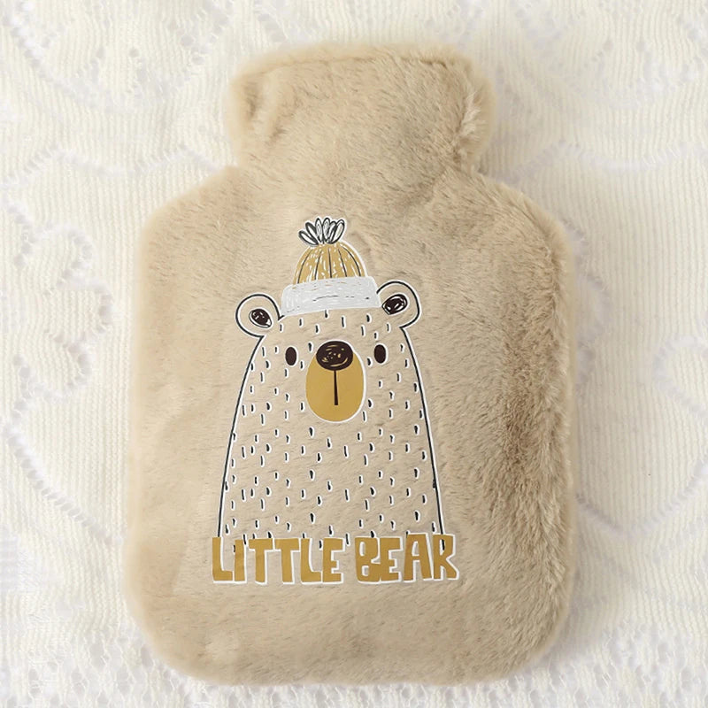 Borsa Acqua Calda Peluche — Coniglio e Orso Scaldamani