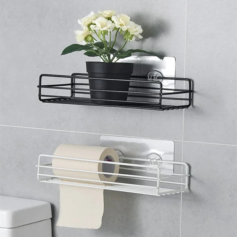 Mensola Bagno Galleggiante in Metallo — Doccia e Cucina