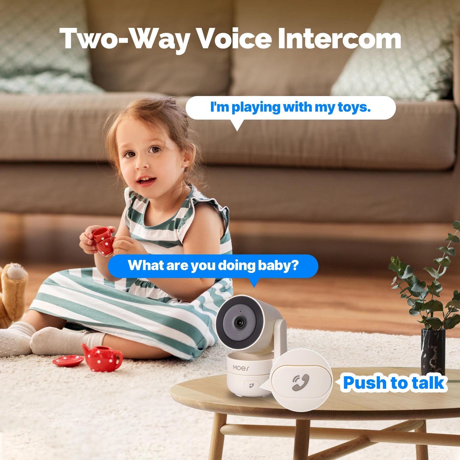tuya Wifi Indoor Pan/Tilt Smart Security Camera 4MP HD Infrared Night Vision Motion Sound Detection Monitor Panoramic Patrol