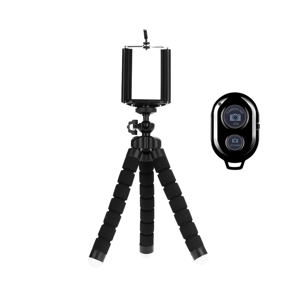 Mini Treppiede Polpo Universale — Flessibile per Foto e Video