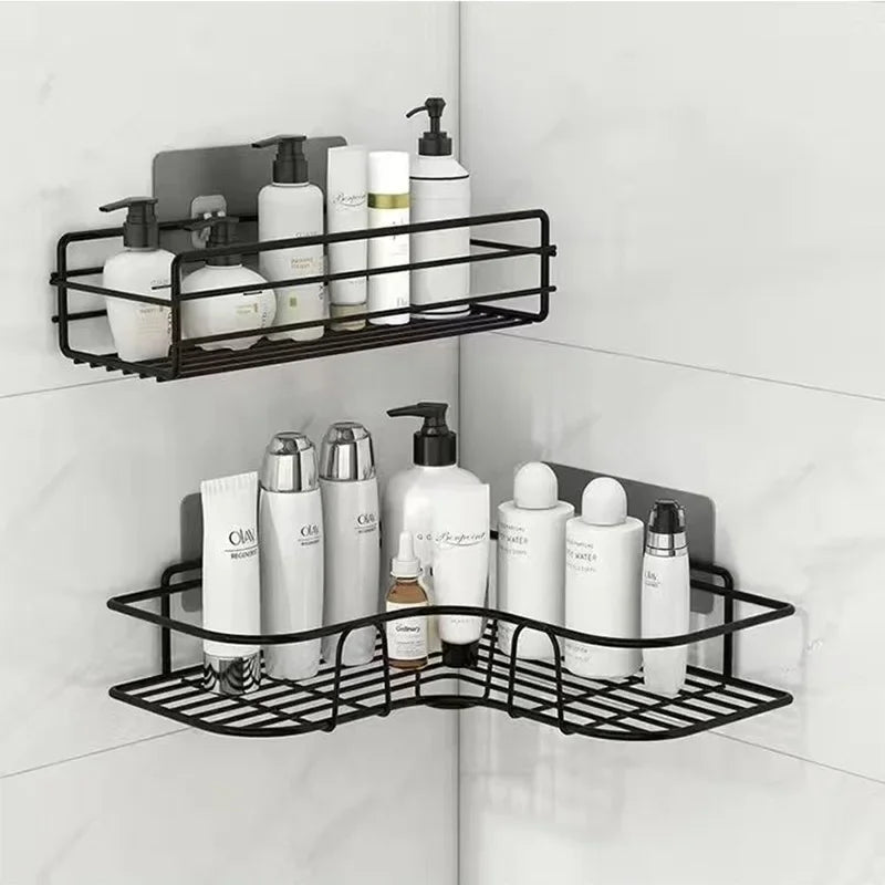 Mensola Bagno Galleggiante in Metallo — Doccia e Cucina