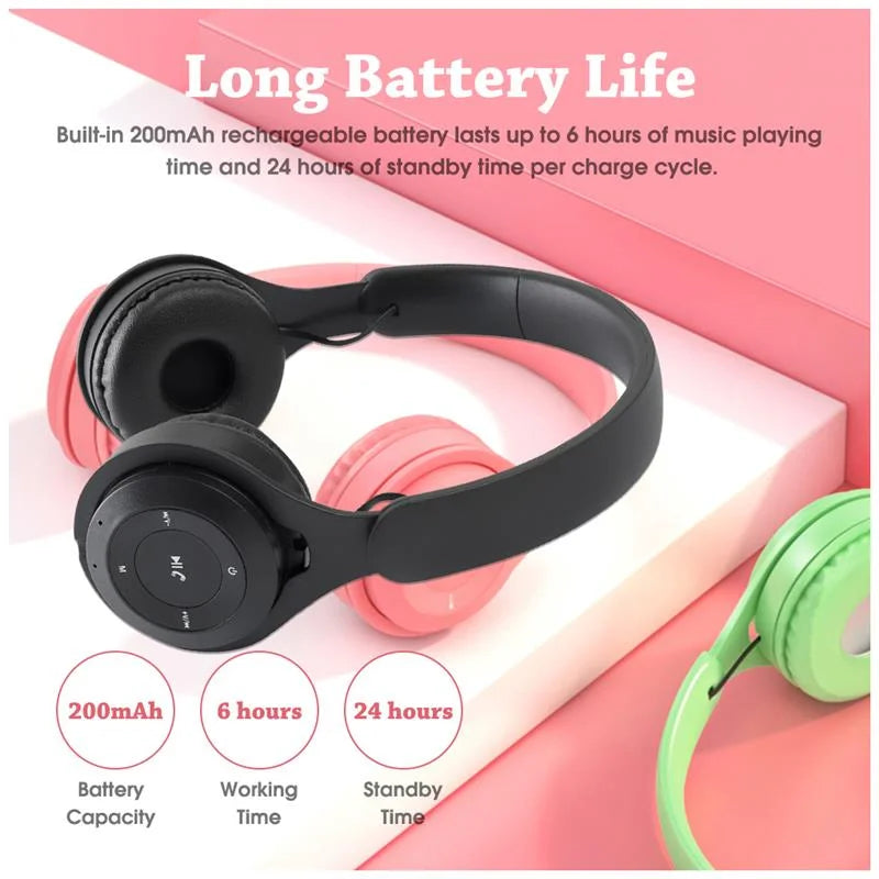 Y08 Cuffia Bluetooth Senza Fili Cuffie Macaron Cuffie Da Gioco Con Fascia Stereo Con Microfono Gamer Girl Gift per Tablet Mobile